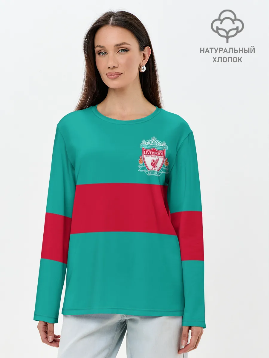 Лонгслив женский. Хлопок / FC Liverpool