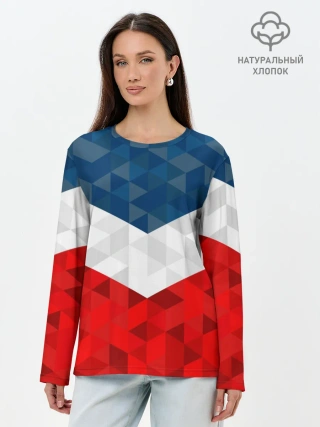 Лонгслив женский. Хлопок / Форма России