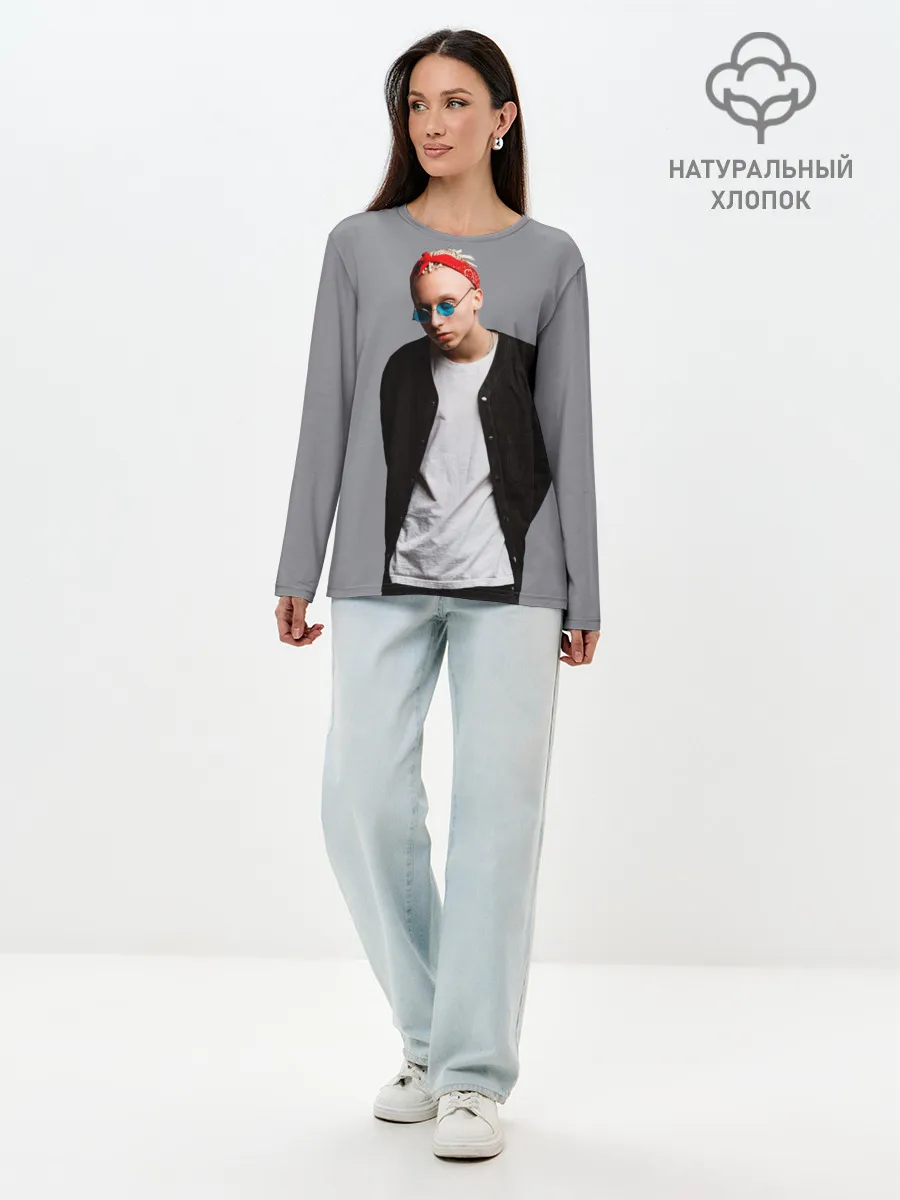 Лонгслив женский. Хлопок / T-Fest