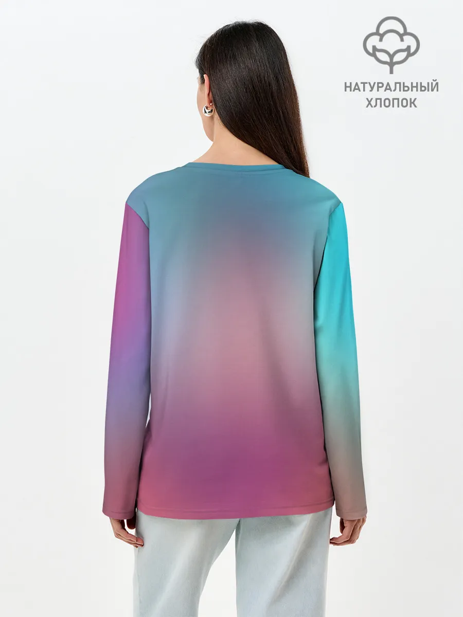 Лонгслив женский. Хлопок / Гоку