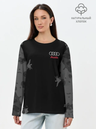 Лонгслив женский. Хлопок / AUDI SPORT