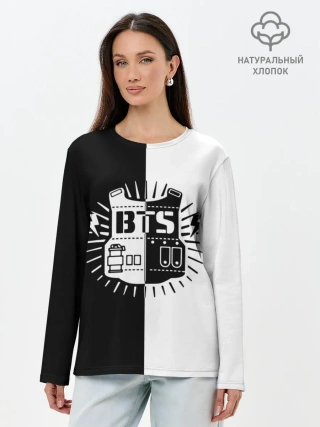 Лонгслив женский. Хлопок / Bangtan Boys