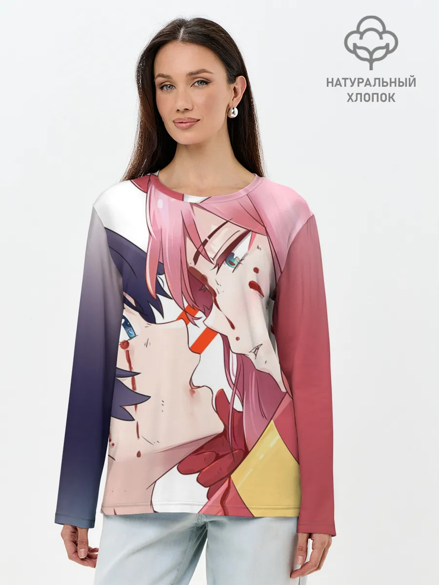 Лонгслив женский. Хлопок / Darling kiss