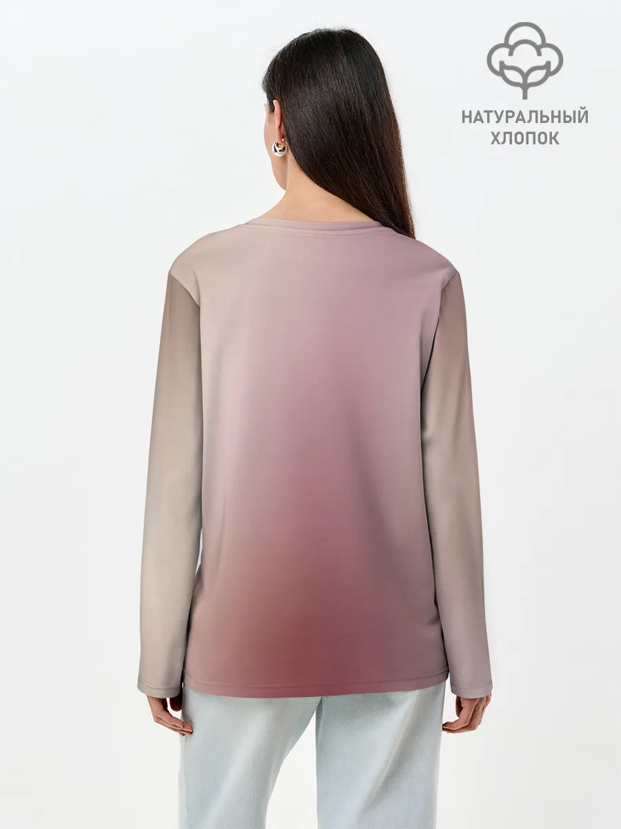 Лонгслив женский. Хлопок / Любимый во Франкcе