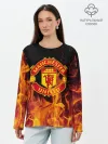 Лонгслив женский. Хлопок / FC Manchester United