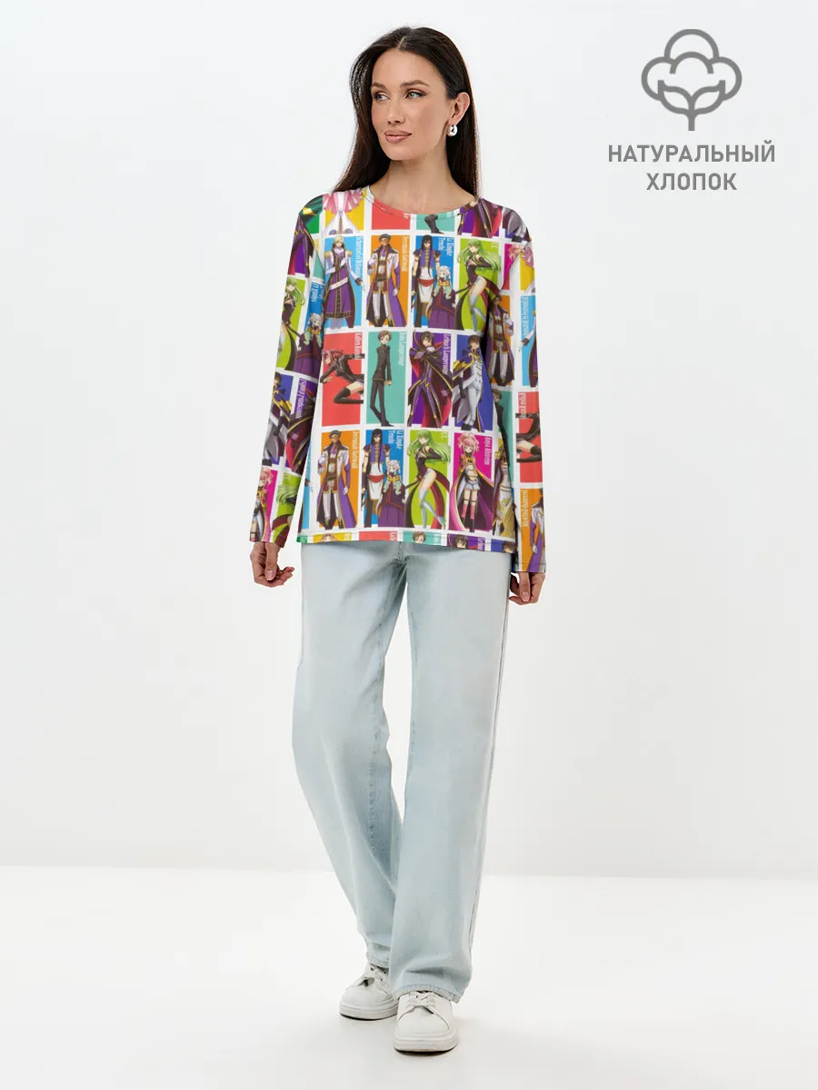 Лонгслив женский. Хлопок / Code Geass_5