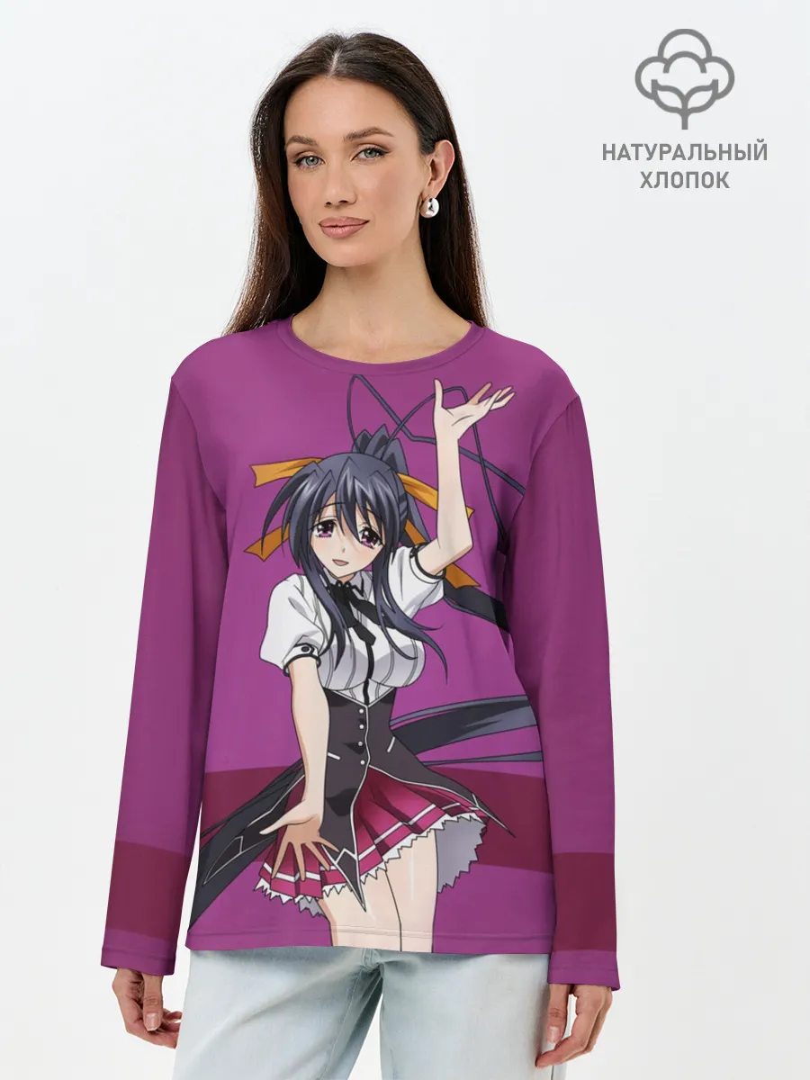 Лонгслив женский. Хлопок / Акэно Химэдзима_2