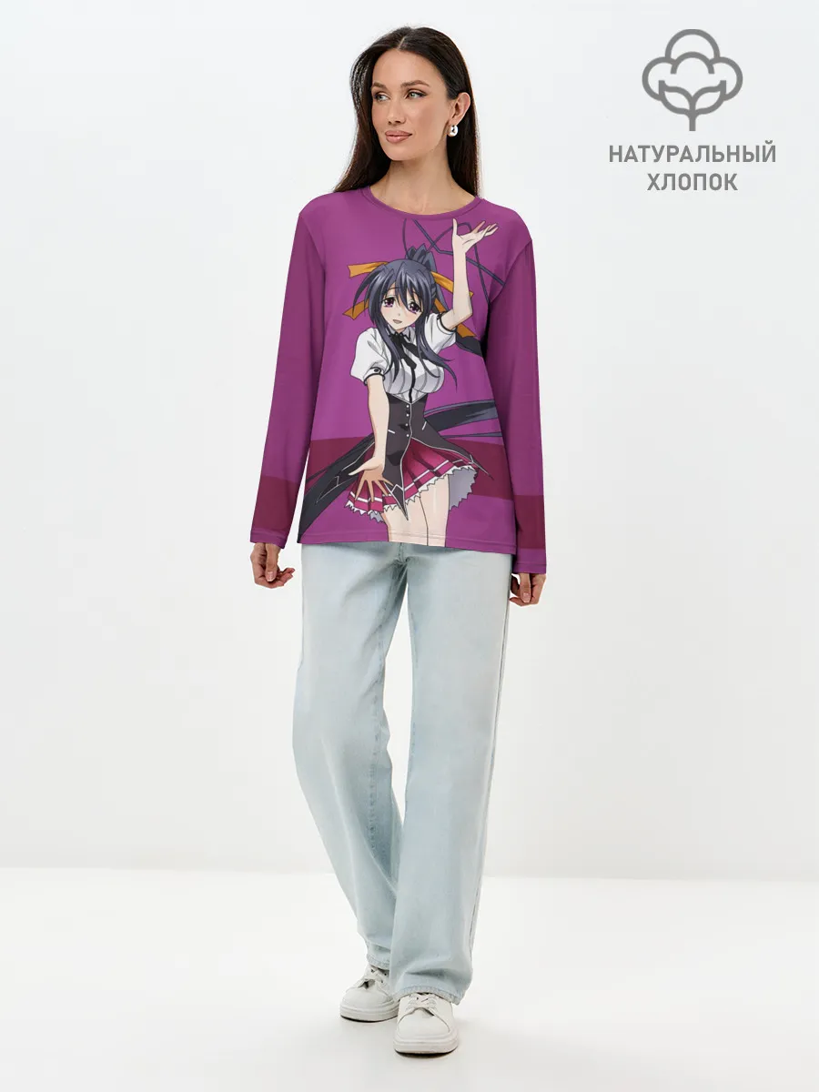 Лонгслив женский. Хлопок / Акэно Химэдзима_2
