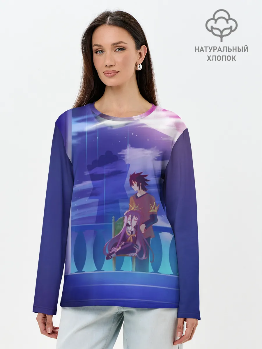 Лонгслив женский. Хлопок / No Game