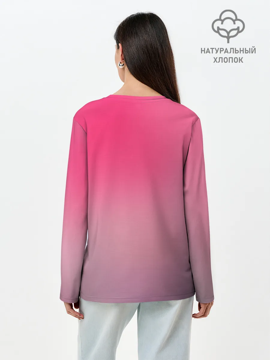 Лонгслив женский. Хлопок / Шахматы аниме