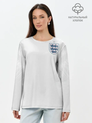 Лонгслив женский. Хлопок / England home WC 2018