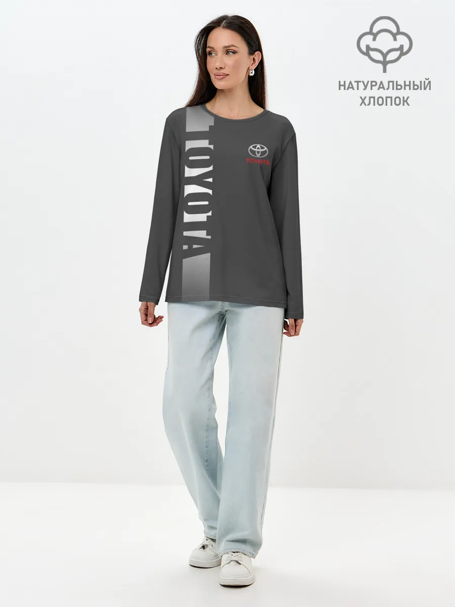 Лонгслив женский. Хлопок / TOYOTA | ТОЙОТА