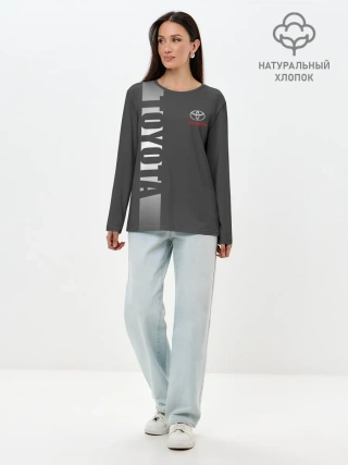 Лонгслив женский. Хлопок / TOYOTA | ТОЙОТА