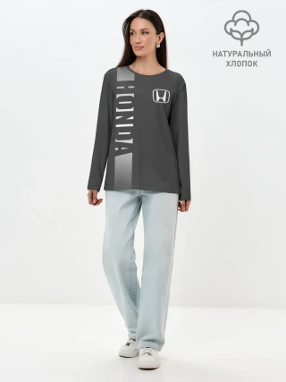 Лонгслив женский. Хлопок / HONDA SPORT