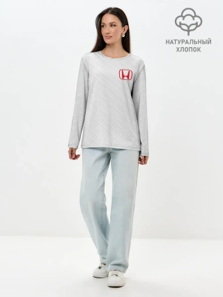 Лонгслив женский. Хлопок / HONDA SPORT