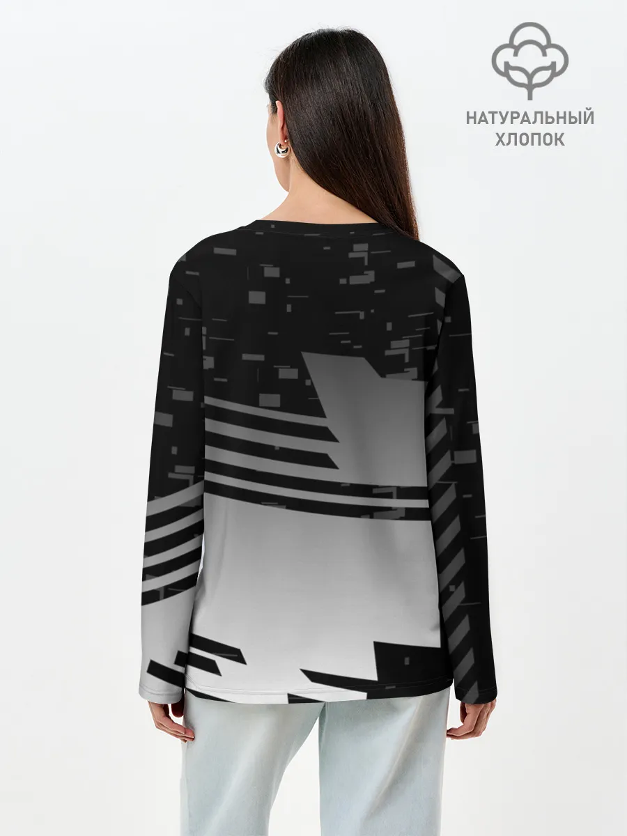 Лонгслив женский. Хлопок / TOYOTA SPORT