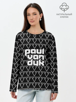 Лонгслив женский. Хлопок / Paul Van Dyk