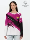 Лонгслив женский. Хлопок / FC Barcelona Original 2018