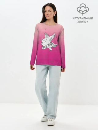 Лонгслив женский. Хлопок / Crybaby