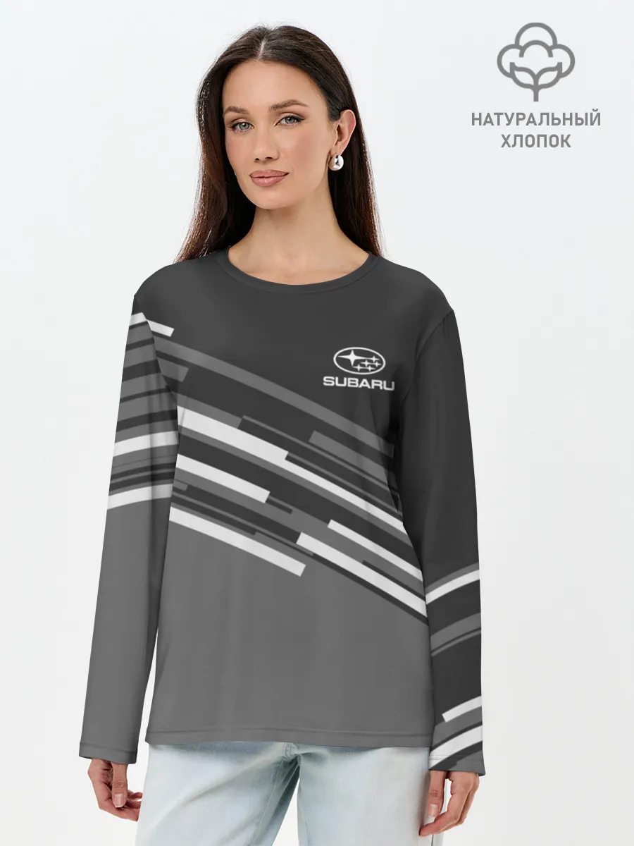 Лонгслив женский. Хлопок / SUBARU SPORT