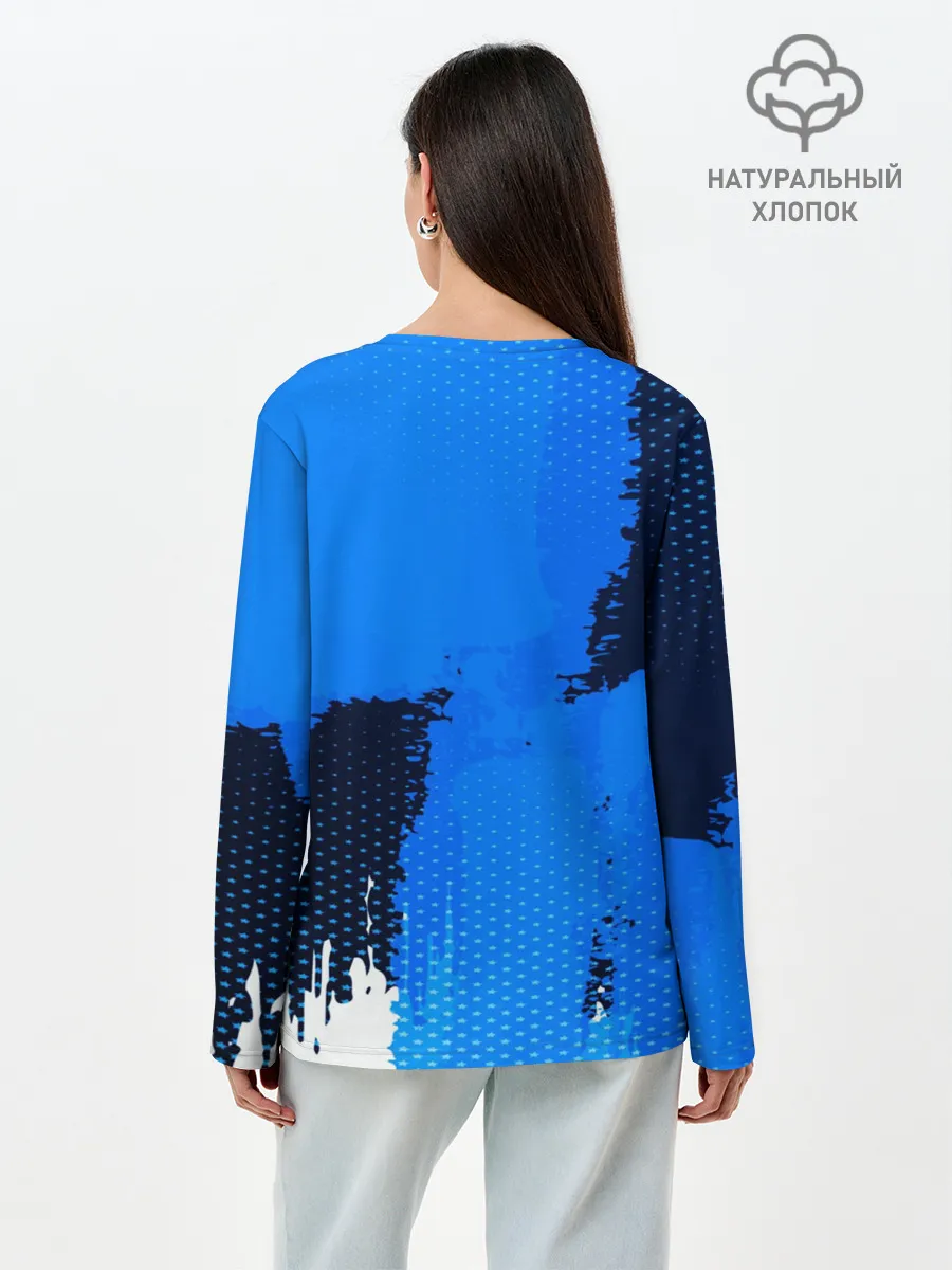 Лонгслив женский. Хлопок / Russia Sport