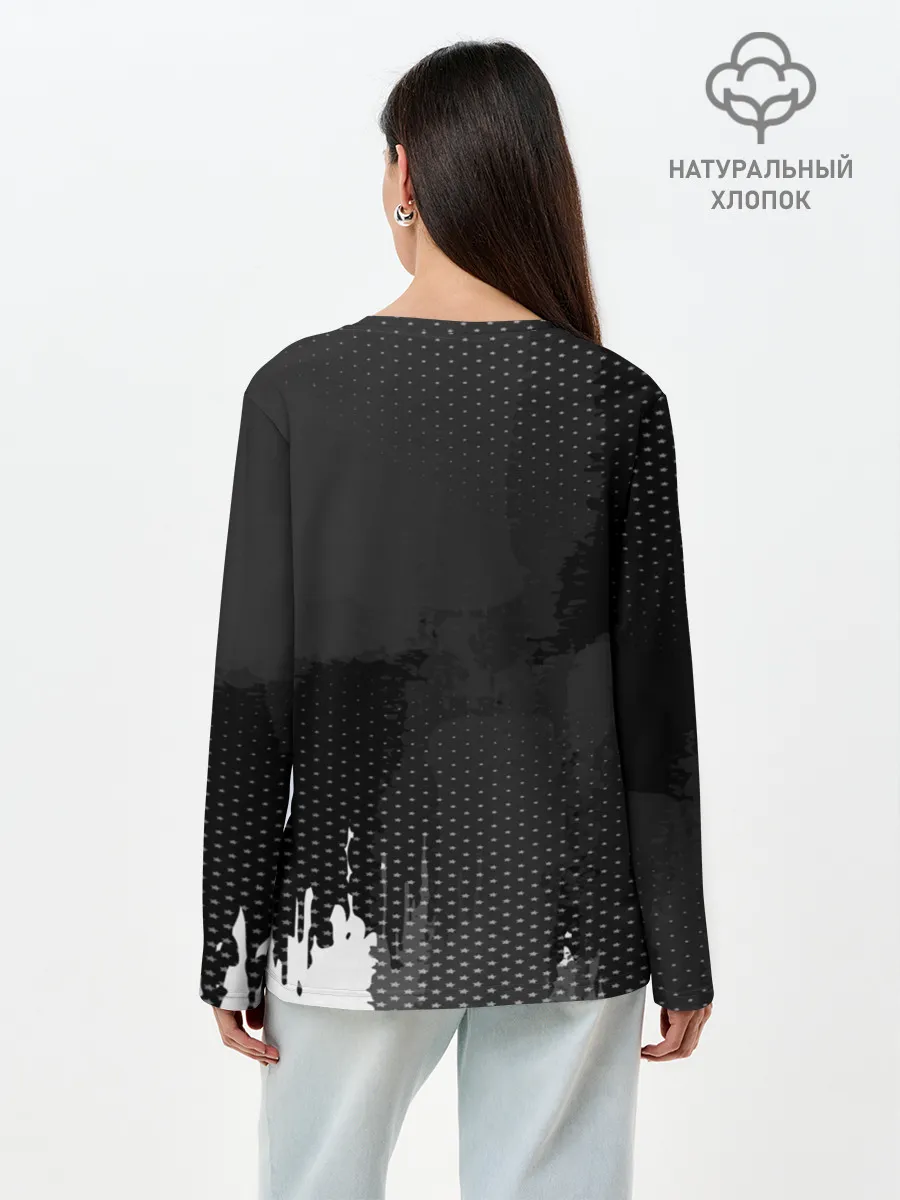 Лонгслив женский. Хлопок / RUSSIA SPORT