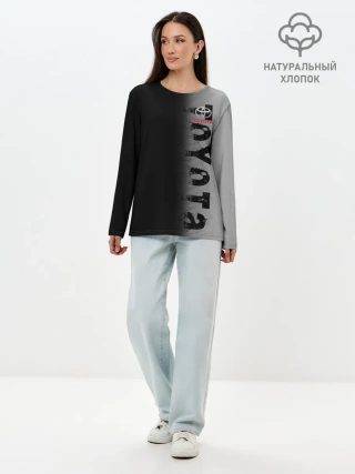 Лонгслив женский. Хлопок / TOYOTA SPORT