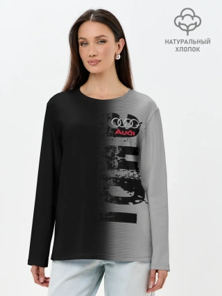 Лонгслив женский. Хлопок / AUDI SPORT