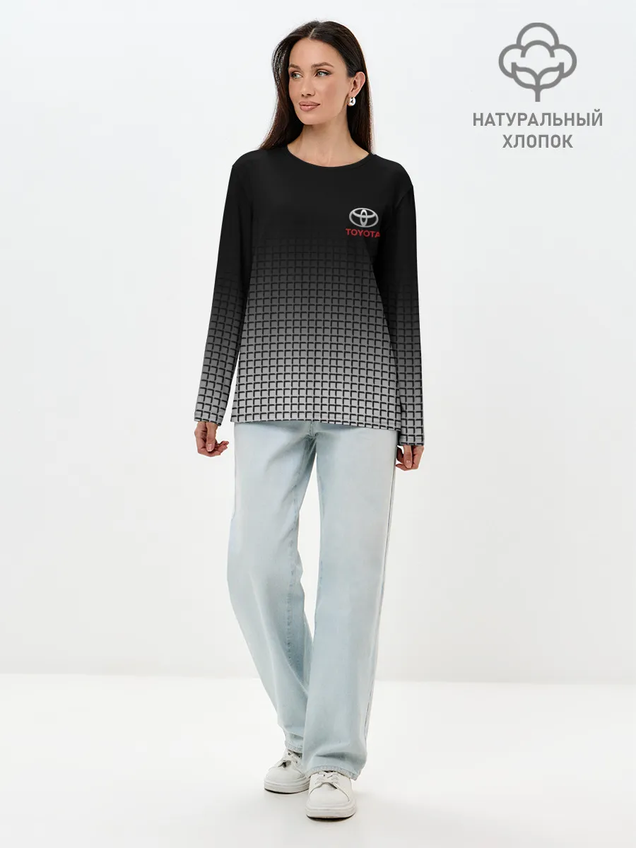 Лонгслив женский. Хлопок / TOYOTA | ТОЙОТА