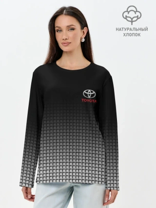 Лонгслив женский. Хлопок / TOYOTA | ТОЙОТА