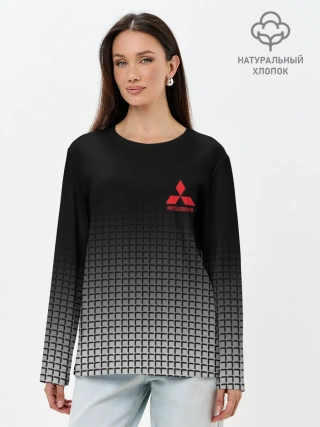 Лонгслив женский. Хлопок / MITSUBISHI SPORT