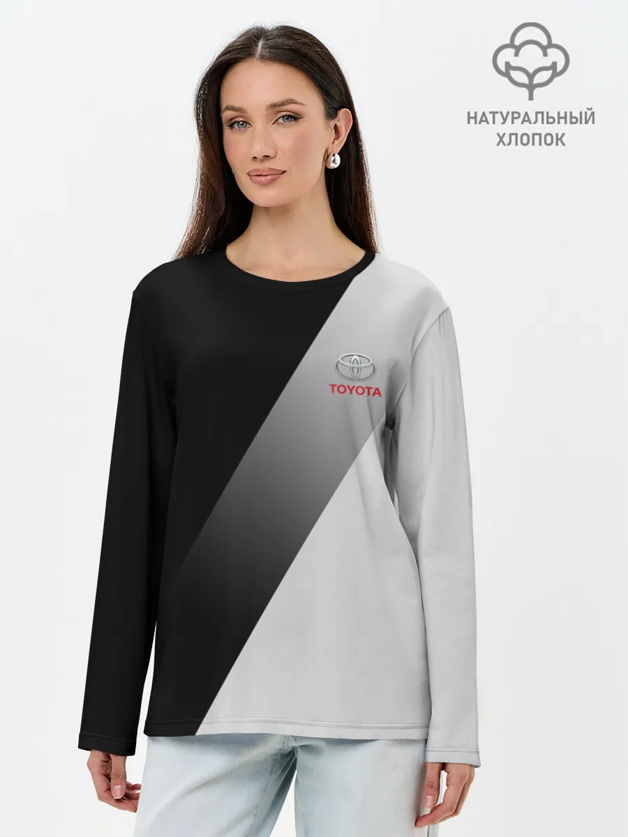 Лонгслив женский. Хлопок / TOYOTA | ТОЙОТА ELITE