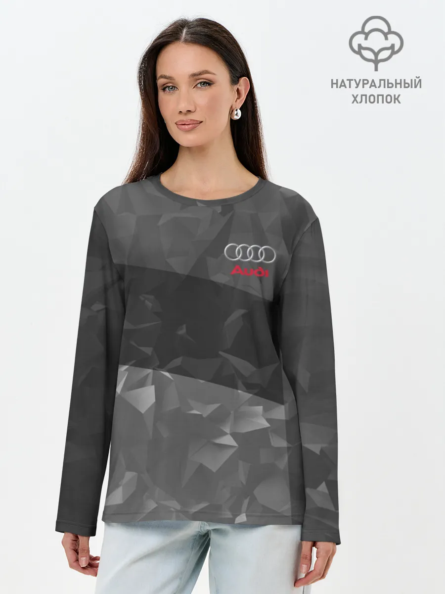 Лонгслив женский. Хлопок / AUDI SPORT