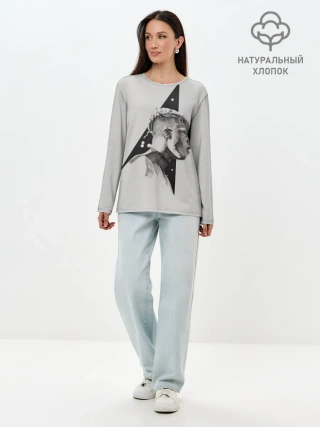 Лонгслив женский. Хлопок / XXXtentacion