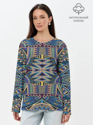 Лонгслив женский. Хлопок / Psyhodelica