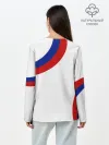Лонгслив женский. Хлопок / Россия Триколор