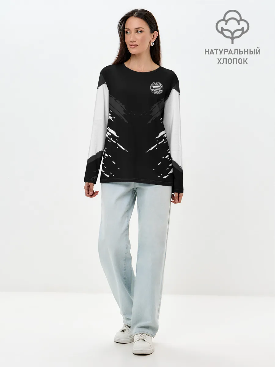 Лонгслив женский. Хлопок / BAYERN MUNCHEN 2018 SPORT