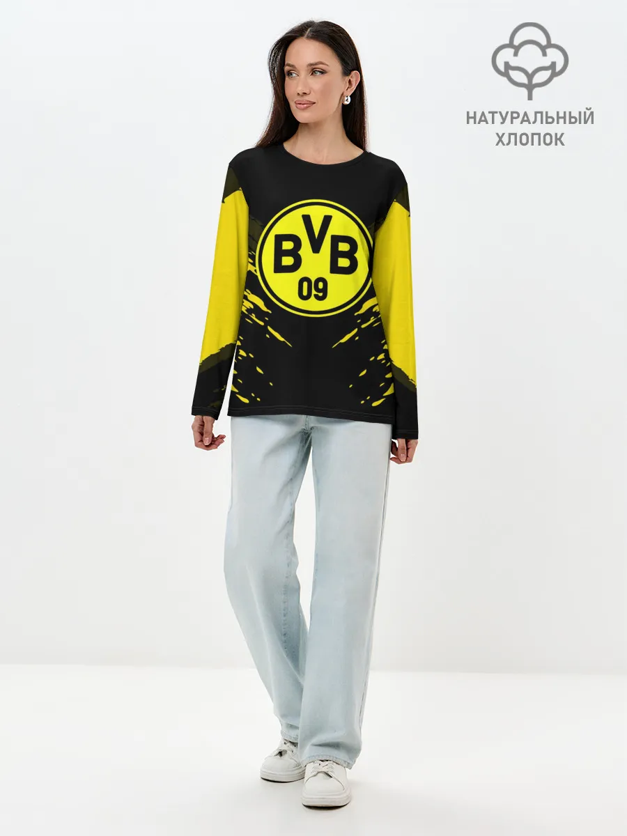 Лонгслив женский. Хлопок / BORUSSIA SPORT