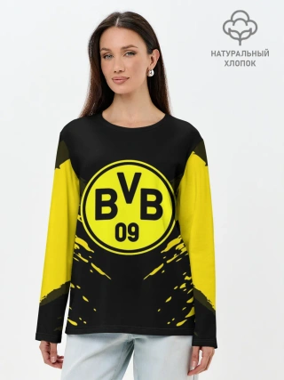 Лонгслив женский. Хлопок / BORUSSIA SPORT