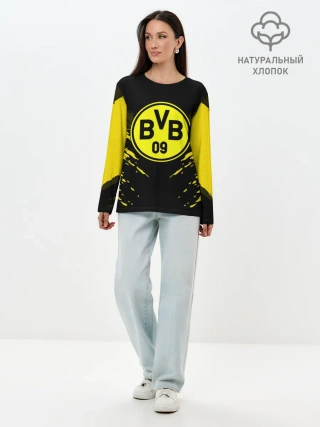 Лонгслив женский. Хлопок / BORUSSIA SPORT