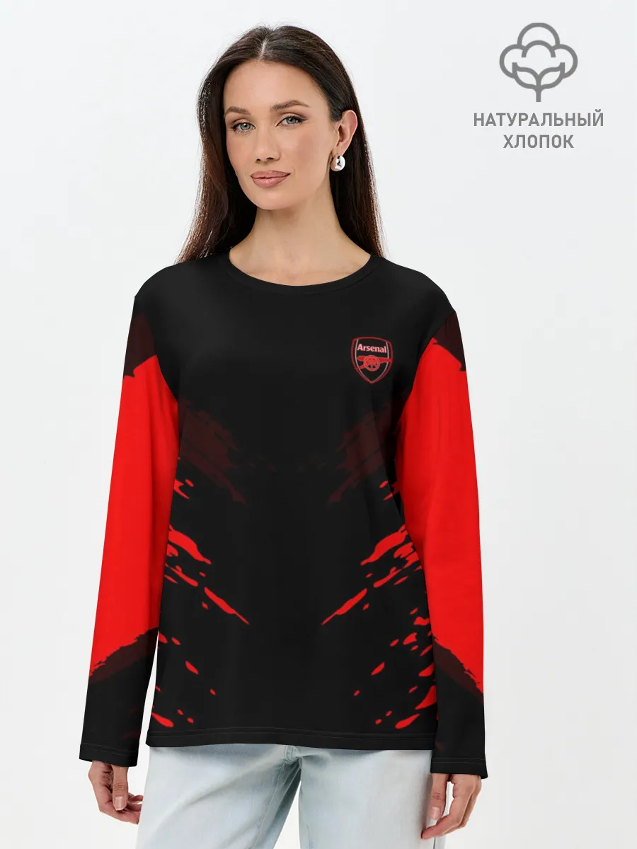 Лонгслив женский. Хлопок / ARSENAL 2018 SPORT