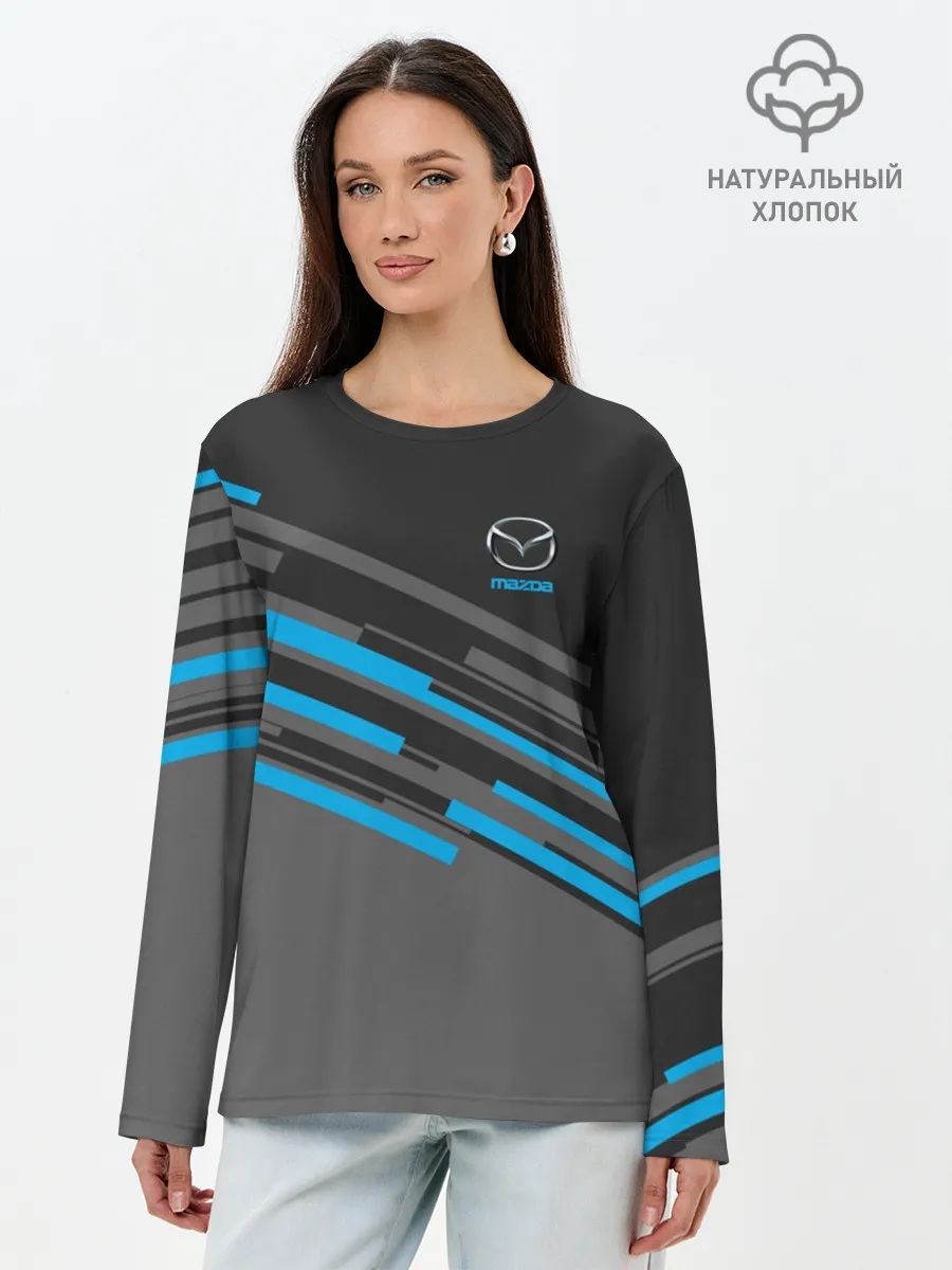 Лонгслив женский. Хлопок / MAZDA SPORT