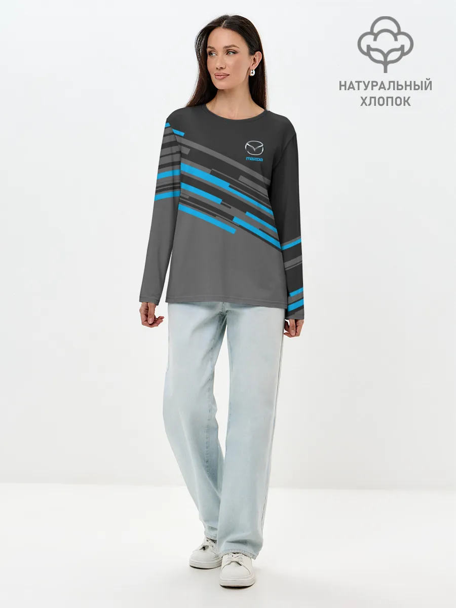 Лонгслив женский. Хлопок / MAZDA SPORT