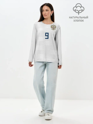 Лонгслив женский. Хлопок / Kokorin away WC 2018