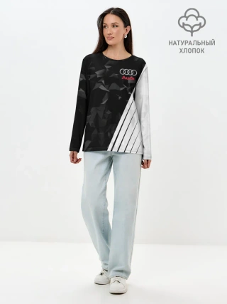 Лонгслив женский. Хлопок / AUDI SPORT