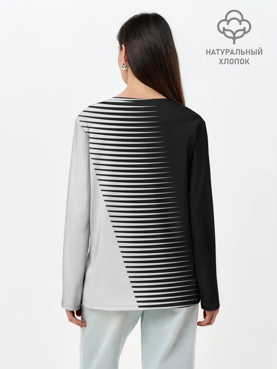 Лонгслив женский. Хлопок / MITSUBISHI SPORT