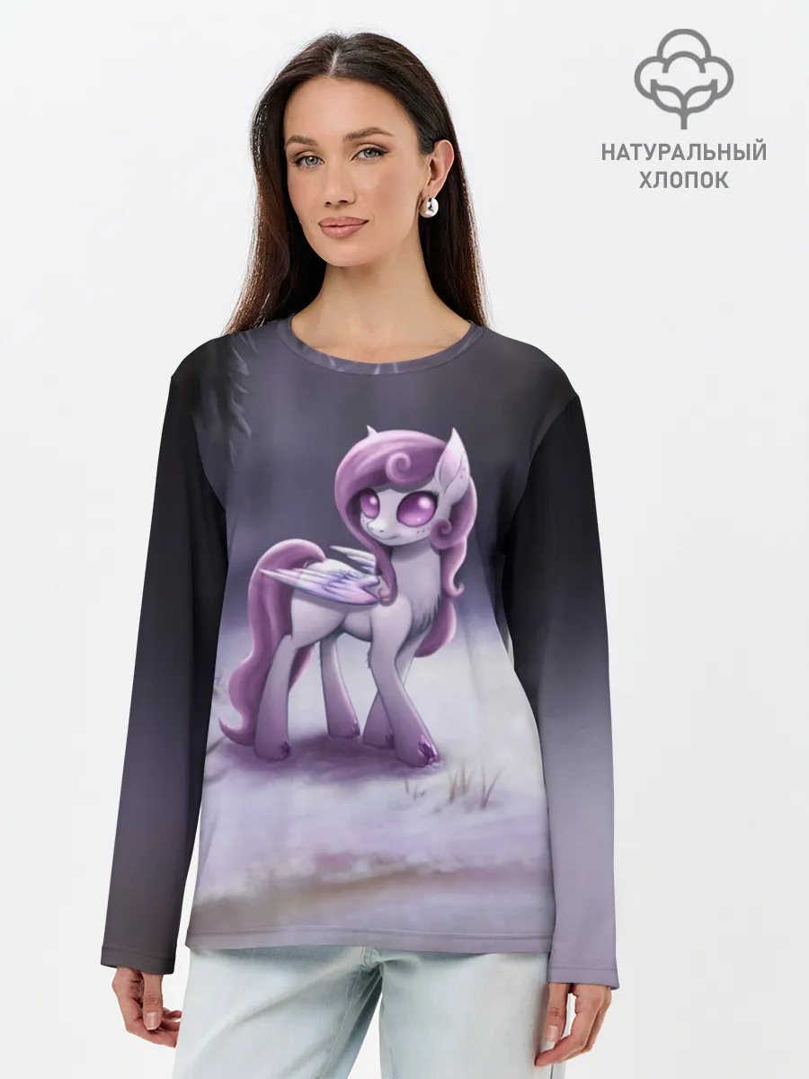 Лонгслив женский. Хлопок / MLP