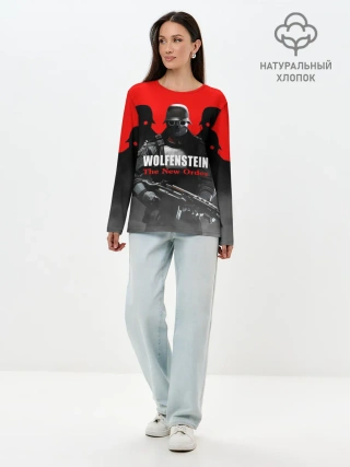 Лонгслив женский. Хлопок / Wolfenstein: The New Order