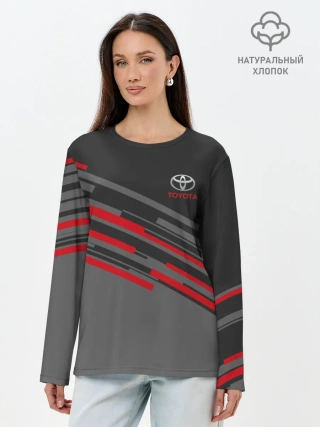 Лонгслив женский. Хлопок / TOYOTA | ТОЙОТА
