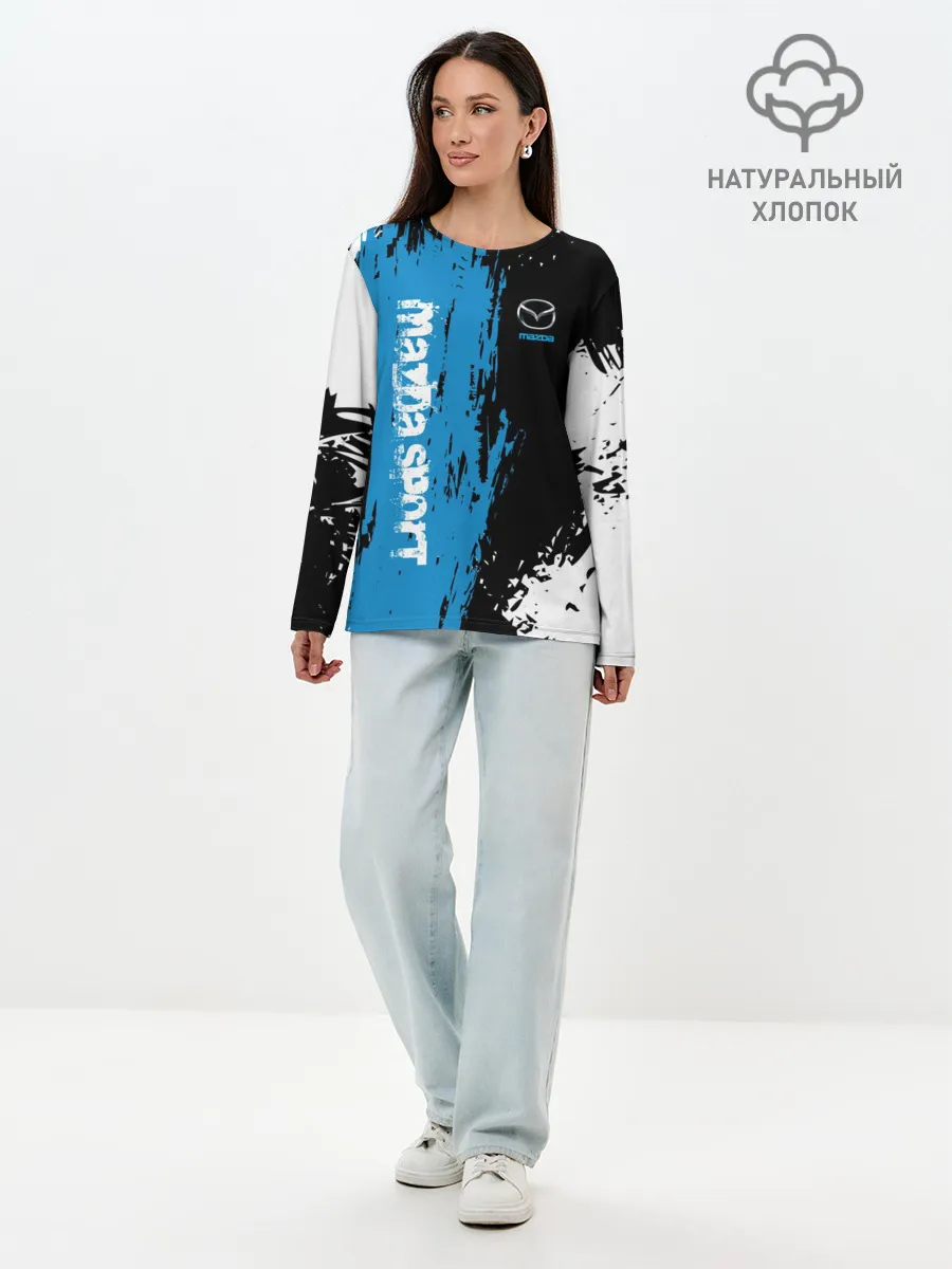Лонгслив женский. Хлопок / MAZDA SPORT